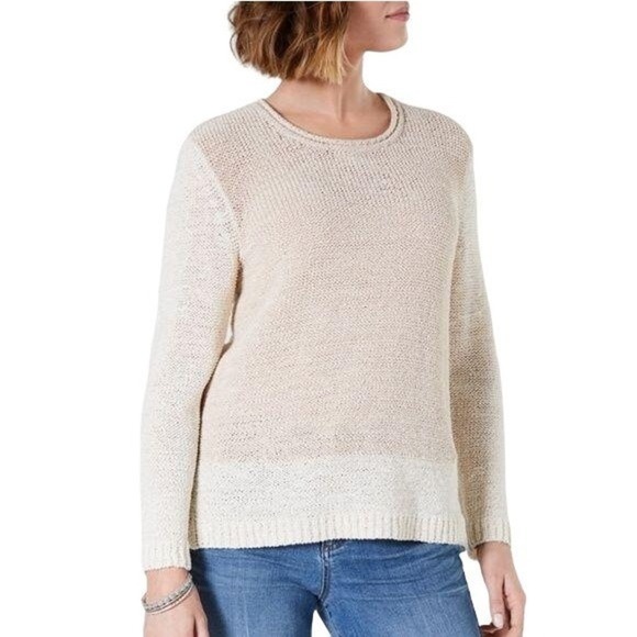 STYLE & CO Knit Sweater River Walk Ivory XL - Picture 1 of 2